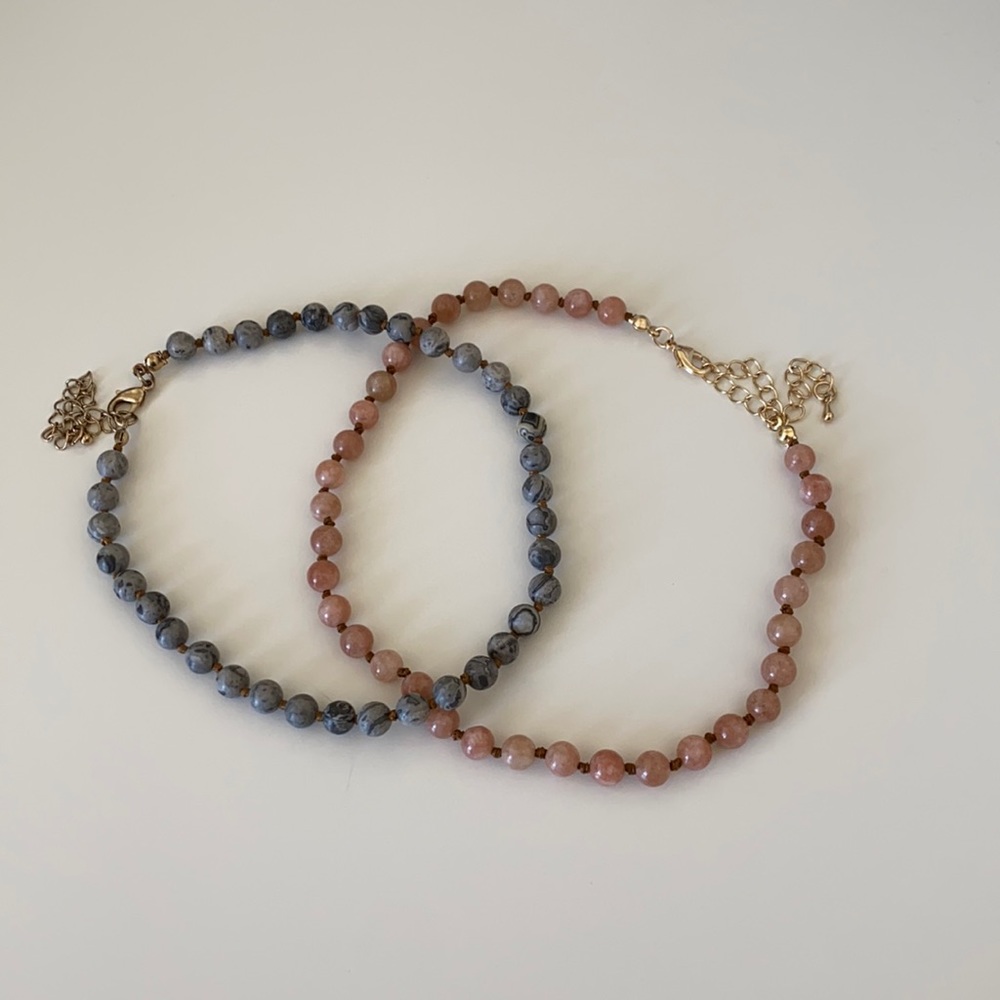 2 Altar’d State Bead Choker Necklaces